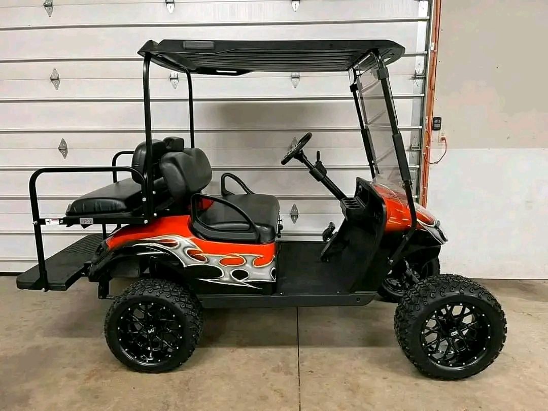 2020 EZGO TXT Custom Lifted Golf Cart for Sale - Image 2